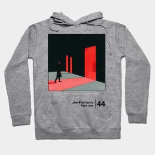 Huis clos - Minimal Style Graphic Artwork Hoodie